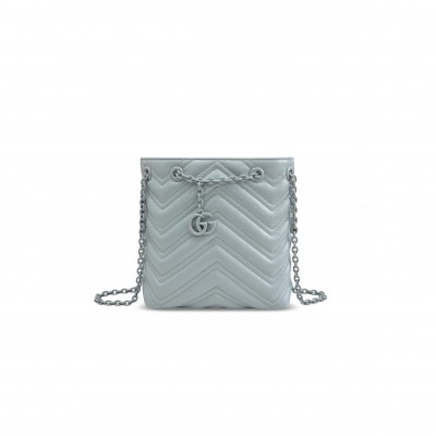 GUCCI GG MARMONT NANO BUCKET BAG 856404 (17*16*6.5cm) GUCCI GG MARMONT NANO BUCKET BAG 856404 (17*16*6.5cm)